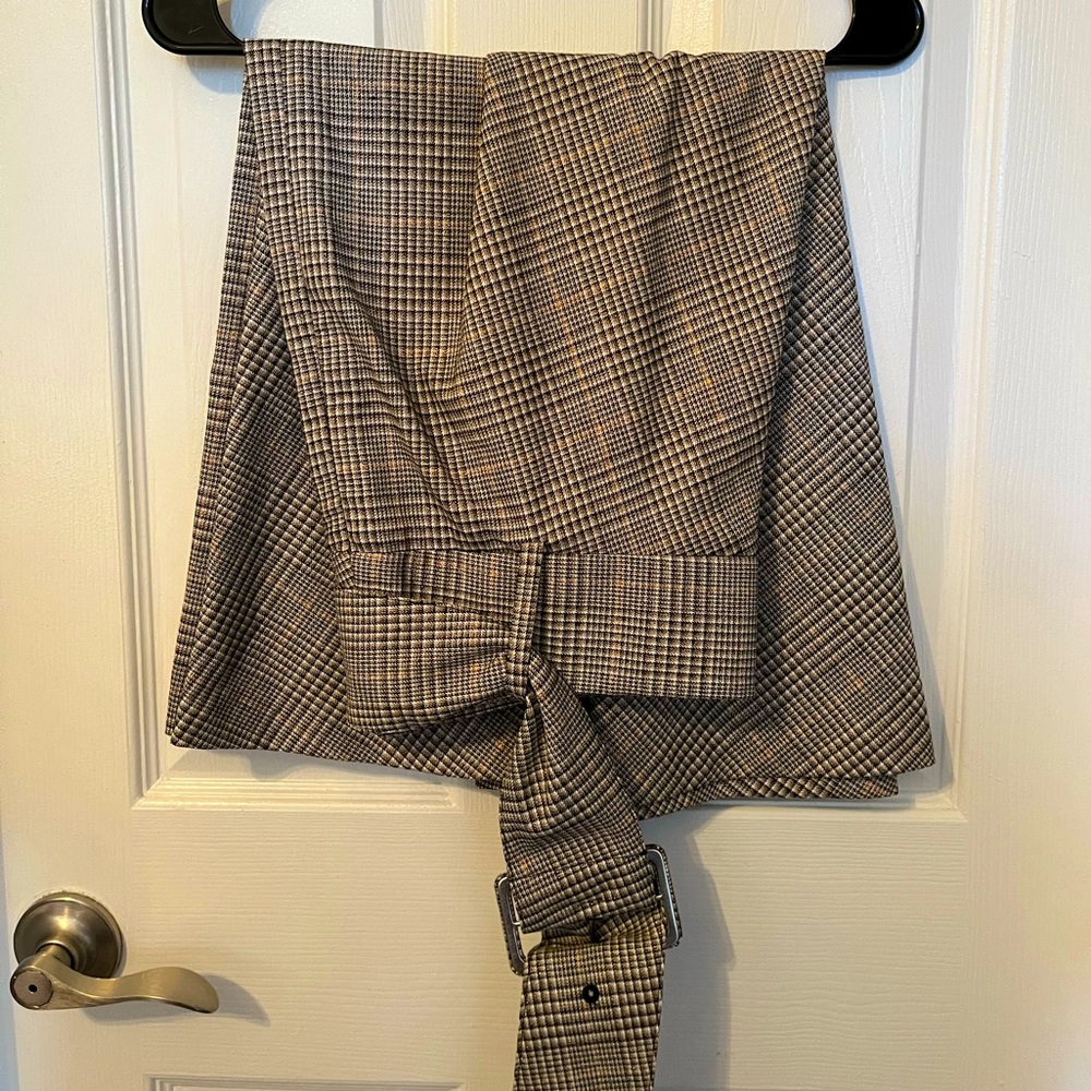 Plaid 50s Style Circle Skirt